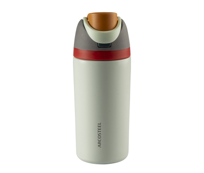 בקבוק תרמי לבן- אפור Arcosteel